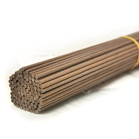 Ougual 50 Pieces Fiber Reed Diffuser Replacement Refill Sticks for Aroma Fragrance (Brown, 8" x3mm)