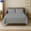 Cottingon 4 PC's Sleeper Sofa Queen Sheets, 100% Brushed Microfiber