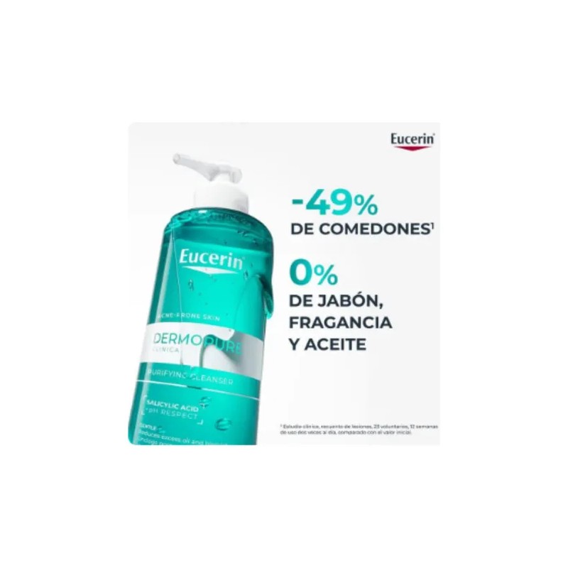Gel Limpiador Purificante Dermopure Clinical Facial Eucerin 200ml
