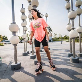 Roller Derby Elite Candi GRL Sabina Roller Skates - Black/Rose - Size 08