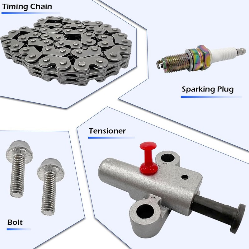 GOLKNHA Cam Timing Chain Tensioner Arm & Complete Gasket Kit
