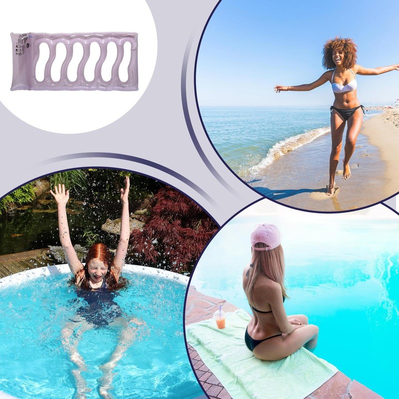 Pool Floats - Inflating Water Lounger | Foldable Portable Pool