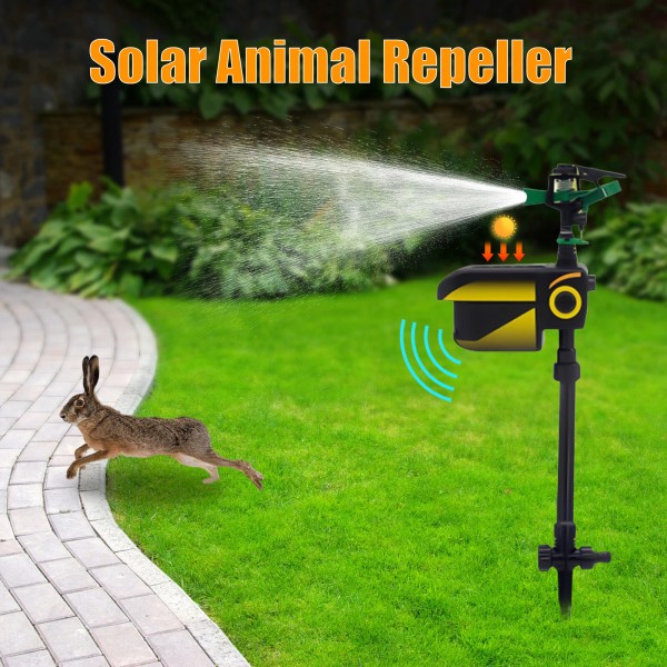 TBvechi Animal Repellent Sprinkler,Sola
