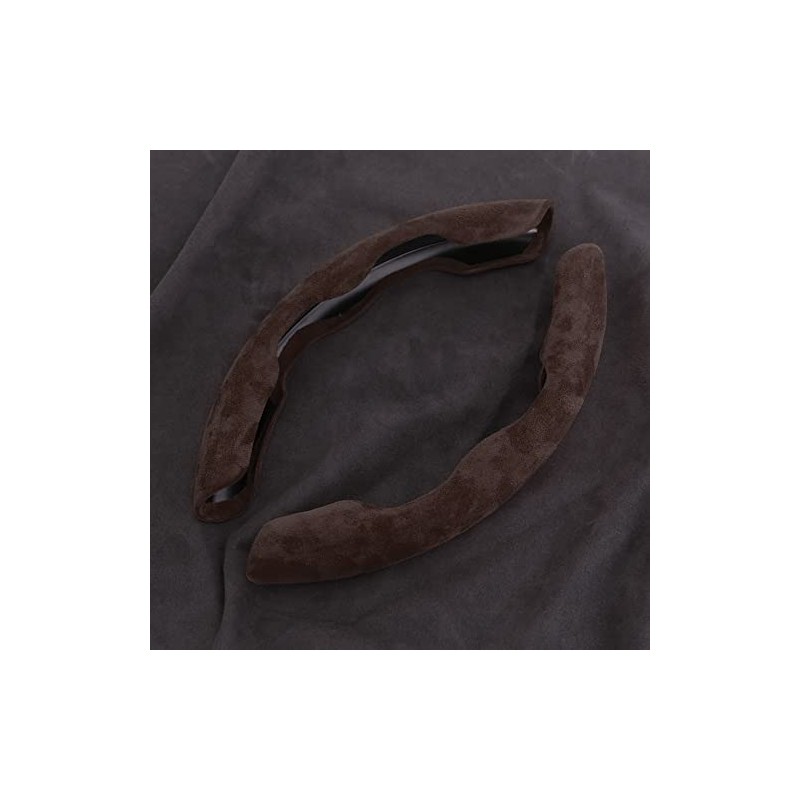 Pack of 2 Car Steering Wheel Covers, Suede Universal Steering