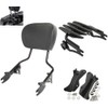 TCMT Detachable Passenger Backrest Sissy Bar With Stealth Luggage Rack 4 Point Docking Hardware Kits Fits For Harley Touring CVO Road Glide Street Glide Road King Electra Glide 2014-2025