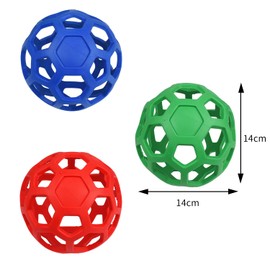 AOVNA Tortoise Treat Ball Feeder Ball Hollow Ball Vegetable Fruit Feeder Holder Pet Supplies Foraging Toy for Turtle Horse Rabbit (Green)