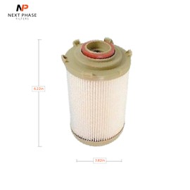 Diesel Fuel Filters Kit - Pack of 1 - Fits O.E. 68061634AA, 5257768; Cross references, Donaldson F66159; Fram CS10726; Wix 33733 - Automotive Replacement Filters - 1 Set