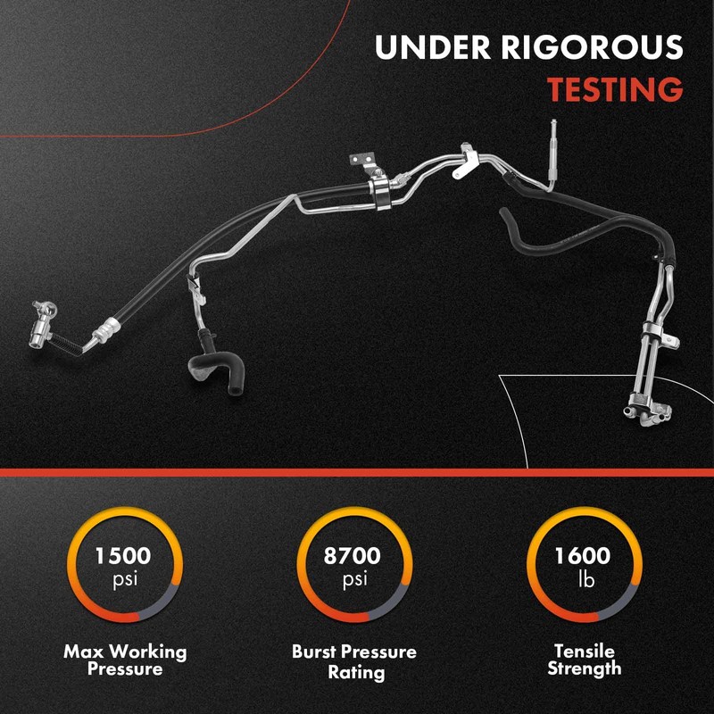 A-Premium Power Steering Pressure & Return Hoses Line Assembly Compatible