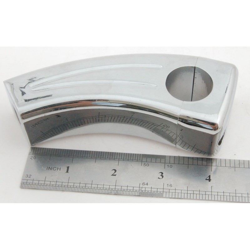 Topteng 3.5 Inch Billet Chrome 1 Inch Bars Riser Pull