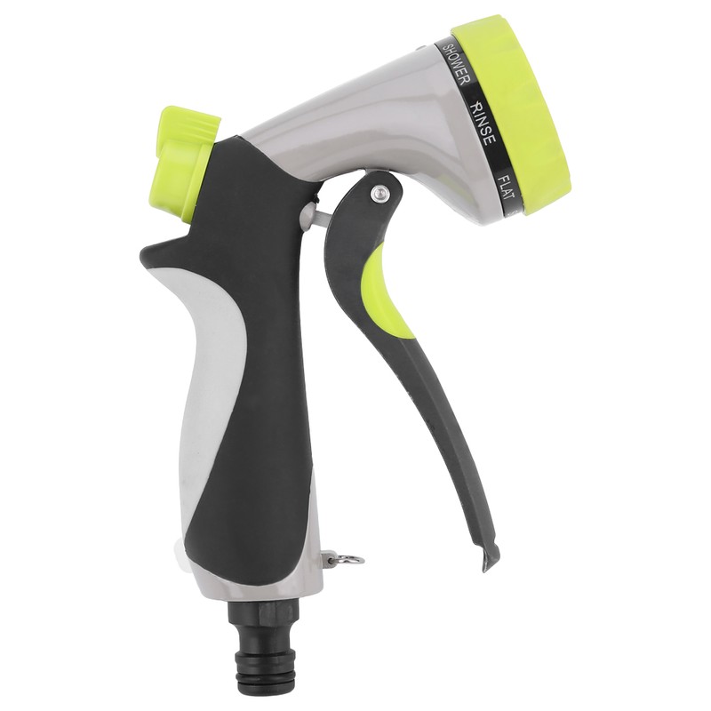 8 Patterns High Pressure Water Gun Head Hose Sprayer For