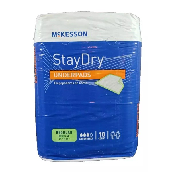 McKesson 150 McKesson Urinary Incontinence Disposable Underpads 23"x36" & FAST