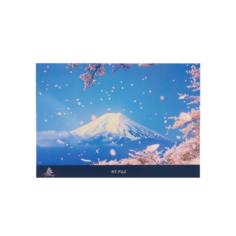 Postcards - Four Seasons of Japan, 8 Pieces, Made in