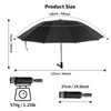 Satol 54 Inch Inverted Golf Umbrella for Rain Automatic Windproof