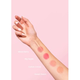 M2U NYC Hydrating Liquid Blush, Soft Cream Blush Makeup, Liquid Blush for Cheeks, Weightless, Long-Wearing, Smudge Proof (Red-Big Apple)