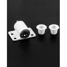 QWORK® 2 Piece Sliding Patio Lock, Patio Door Lock, Patio Door Window Bolt Sliding Universal Locks, for Home and School, White