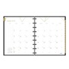 Blueline MiracleBind Gold Collection Monthly Planner, Twin-Wire Binding with 2-Piece