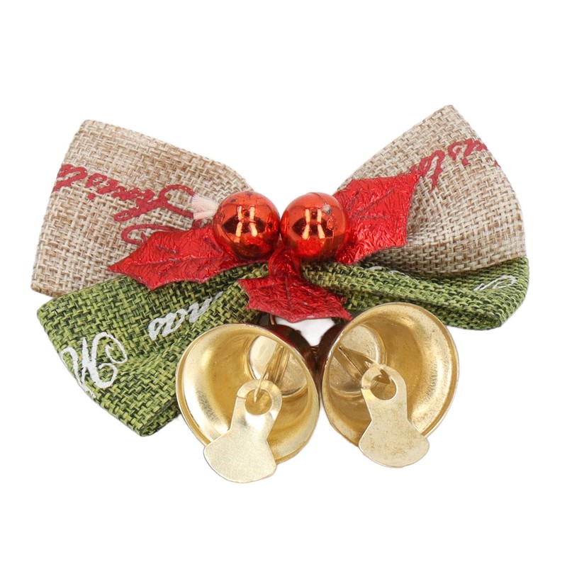 50Pcs Mini Bowknot Bells Durable Metal Happy Vibes Widely Used