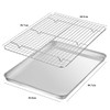 Baking Sheet with Rack Set [2 Pans + 2 Racks],