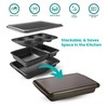 Baker's Secret Stackable Baking Set of 5 Bakeware Pans, Bakeware