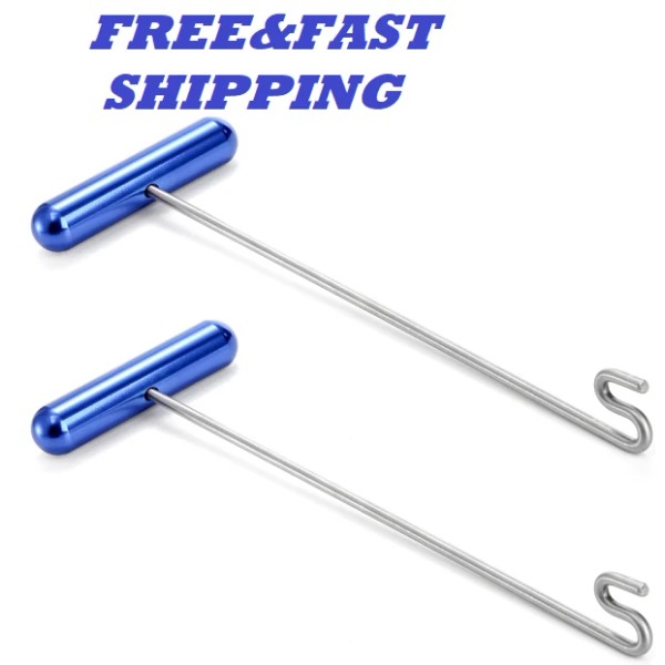 BRANDED 2 Pack Fishing Hook Remover, 12" Fish Dehooker Tool