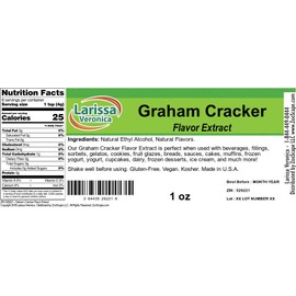 Graham Cracker Flavor Extract (1 oz, ZIN: 529221)