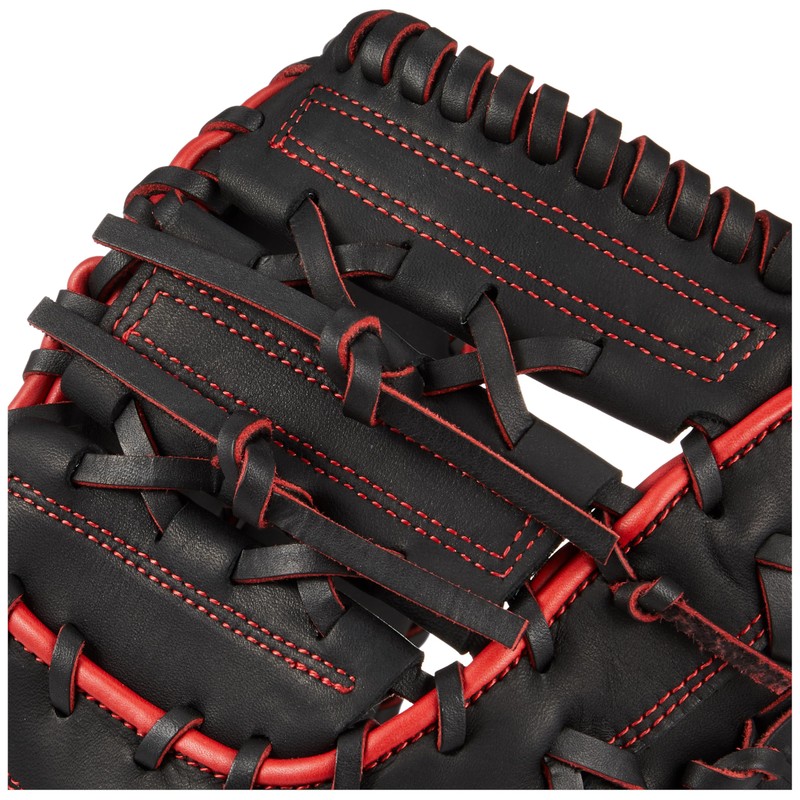 ZETT BSFB52523R Softball Mitt Realize Catcher First Baseman, Black x