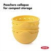 OXO Good Grips 2 Piece Silicone Egg Poaching Set, One