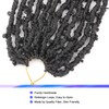 GUOHUI Super Light Butterfly Locs Crochet Hair 10 Inch 6