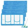 Mop Pads for Flash Speedmop, Microfiber Pads Refills Wet Dry