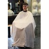 Grimsteads Cutting Cape for Barber Barber Cut Cloth (Vintage Stripe)