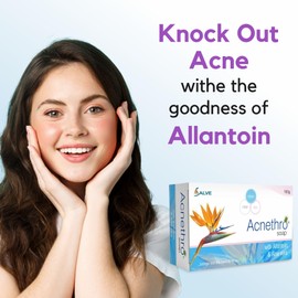 Salve Acnethro Anti Acne Soap with allantoin Vitamin E Aloe Vera (Pack of 2)