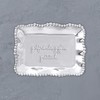 Beatriz Ball Giftables Organic Pearl Rect Engraved Tray- Girlfriends, Giggles,