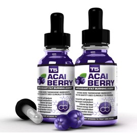 x2 Super Strength Acai Berry Serum: Powerful T5 & Acai Berry Blend: Advanced Diet Pill Alternative (2 Month Supply)
