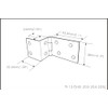 QCAA Heavy Duty Durable Steel Chest Hinge for Box, Door