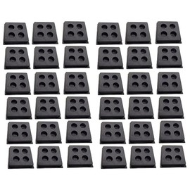 for Set of 36 Heavy Duty Anti Vibration Isolation Rubber Pads 2" x 2" x 3/4"