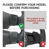 2pcs Car Carbon Fibre Steering Wheel Shift Paddle Extension Shift