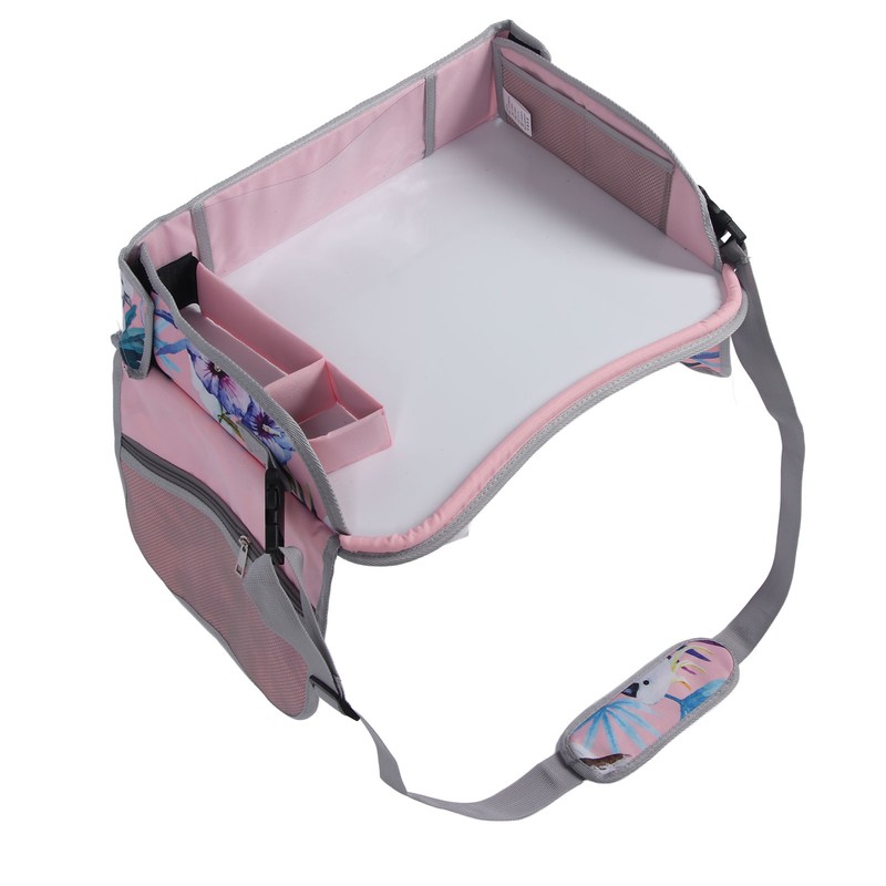Kids Travel Tray Erasable Drawing Board Organization Pockets Activity Essentials