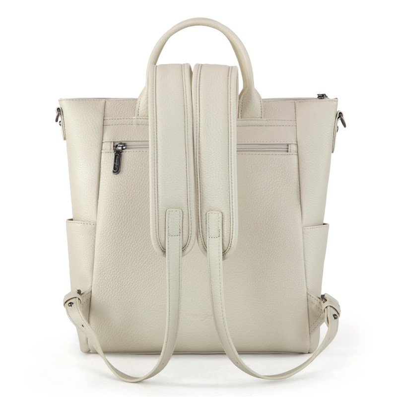 Montana West Wrangler Medium Backpack Purse for Women Off-white Fashion