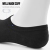 CLOSEMATE 6 Pairs Trainer Socks Men & Women Non-Slip Heel