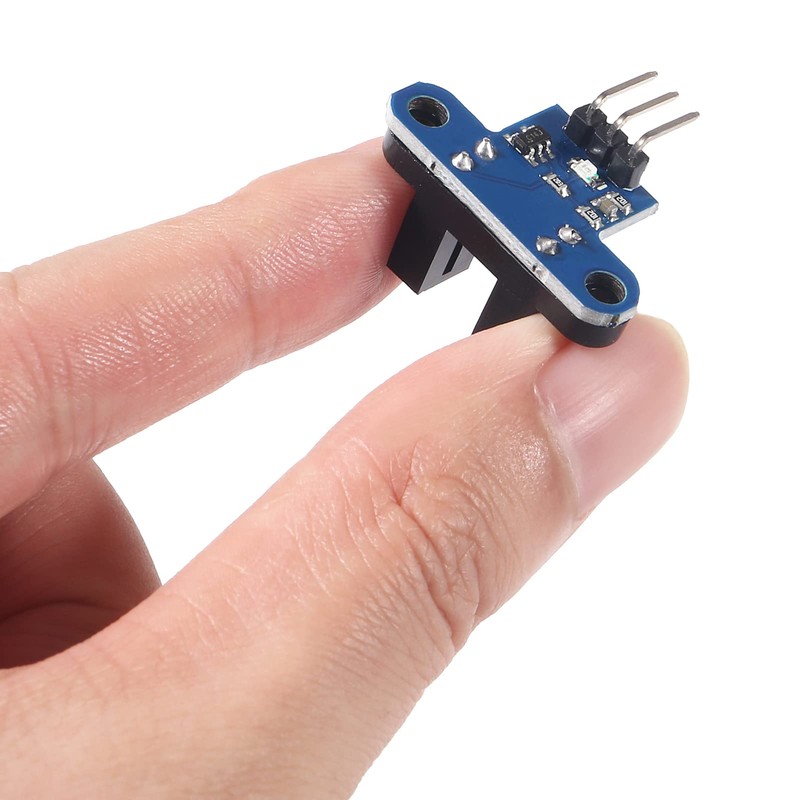 DWEII 7PCS IR Infrared Slotted Optical Optocoupler Module Speed Measuring