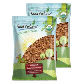 Food to Live Organic California Walnuts, 10 Pounds Halves & Pieces, Raw Nuts, Unsalted, No Shell, Suitable for Sirtfood Diet