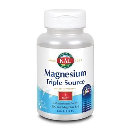 칼 마그네슘 트리플 소스 서스테인 릴리즈 500 mg 100 타블렛 Cal Magnesium Triple Source Sustained Release 500 mg 100 Tablets