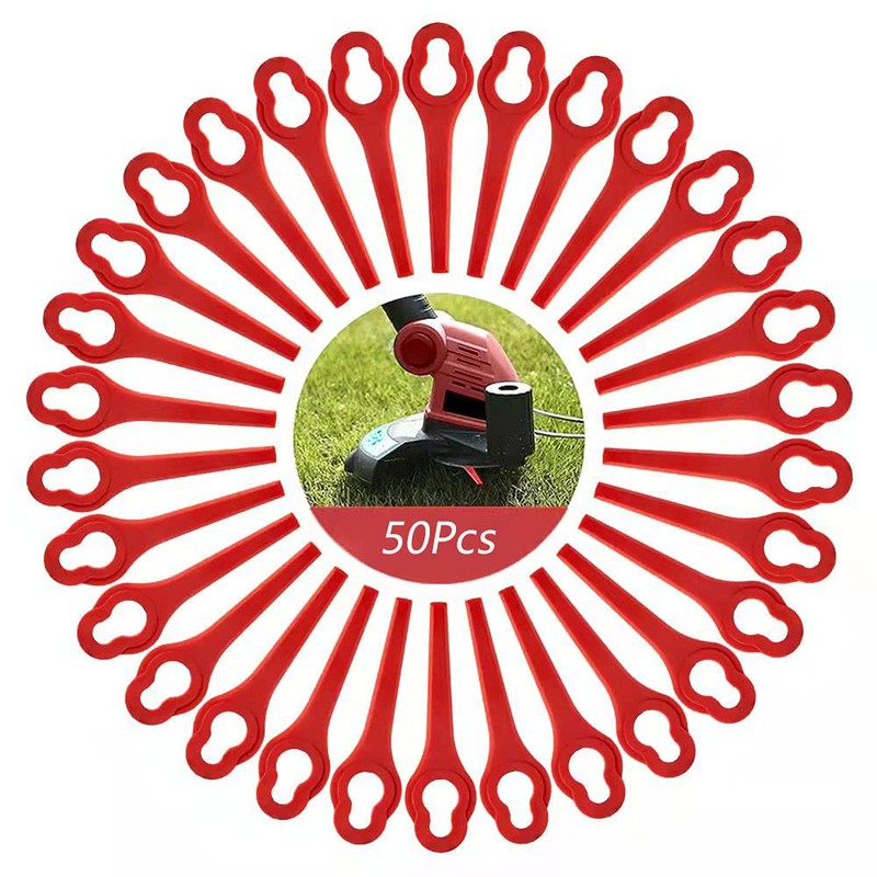 FourShow Pack of 50 Replacement Blades Compatible with Ferrex Strimmer