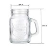 Lily's Home Mini 3.7 Oz Mason Jar Shot Glasses With