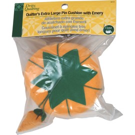 Dritz Quilting Extra-Large Tomato Strawberry Emery Pin Cushion, 4-Inch, Mint Green, Light Yellow, Light Pink