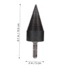 COHEALI 1Set Wood Drill Bit Firewood Splitter with Handles Heavy