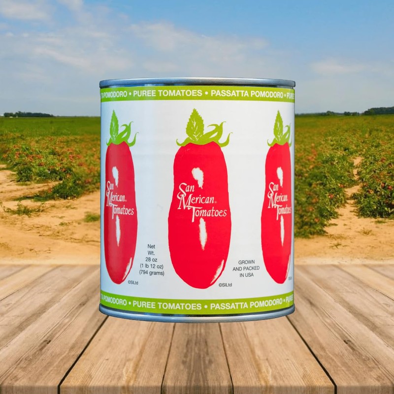 SMT SAN MERICAN TOMATO Puree Tomato, 28 OZ