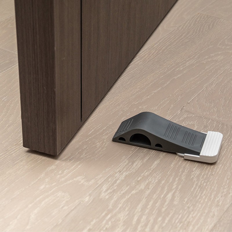 6pcs Door Stoppers Grey Hole Free Installation Noise Elimination TPR