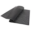 efunmodern Bar Home Kitchen Industrial Anti-fatigue Drainage Rubber Non-slip Hexagonal