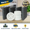 Mario10 Multipurpose Anti-Vibration Pads and Cups (4-Piece Set) Rubber for